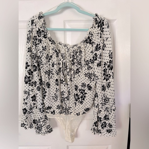 Free People | One On One Date Bodysuit | Tea Combo - Picture 7 of 8